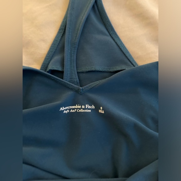 Abercrombie & Fitch Dark Teal Seamless Vneck Bodysuit - Picture 4 of 8